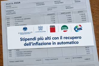 Aumento stipendi con il recupero del 90% inflazione automatico grazie a possibile accordo sindacati-imprese
