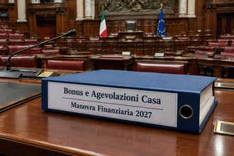 Bonus e agevolazioni casa: ristrutturazioni, lavori, mobili, acquisto, affitto e mutuo in manovra finanziaria 2027