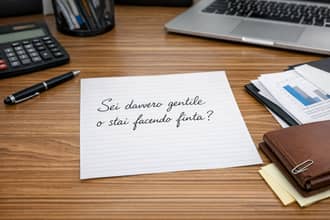 Gentilezza reale o falsa di un collega sul lavoro: come capire quando � autentica o manipolatoria