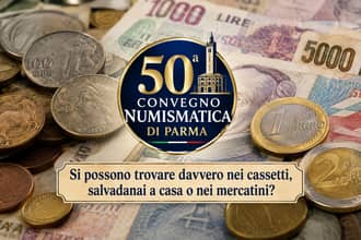 Convegno numismatico di Parma: monete e banconote in lire ed euro pi� curiose e di valore e come trovarle