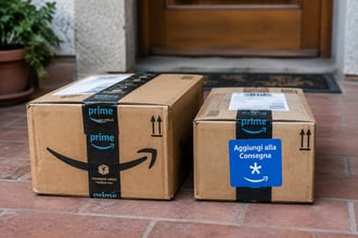 Amazon lancia in Italia una nuova opzione Aggiungi alla Consegna con un particolare asterisco
