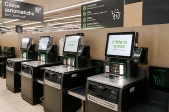 Casse automatiche supermercati, i furti aumentano fino al 30%: come avvengono principalmente e quali sono i controlli