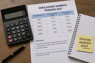 Rivalutazione pensioni 2027: quanto aumentano importi con o senza interventi nella legge di bilancio
