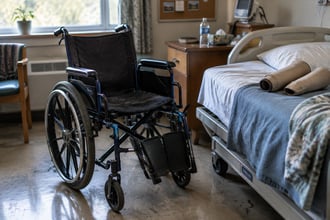 Giuseppe Caforio, 70 anni, ex tecnico informatico e senza gambe: i soldi sono finiti, l'ospedale costa troppo
