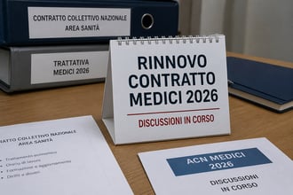 Rinnovo CCNL medici 2026 quasi raggiunto a rischio: il ruolo del MEF e i dettagli tecnici che frenano l'accordo