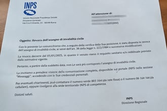 L'INPS le toglie invalidit� e aiuti perch� convinto che avesse ereditato 10 mln di euro: la paradossale vicenda di una 50enne 