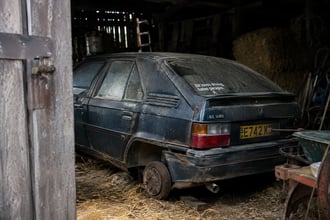 La vecchia Citroen ritrovata dell'ingegnere che rese possibile il record di velocit� di un'auto a 1.000 km/h 