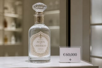 Bottiglia d'acqua da 60mila euro: i prezzi estremi dell'acqua di lusso e quando vale la pena pagarla