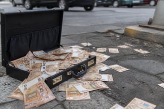 Senzatetto trova 4000 euro per strada e li distribuisce e regala ai passanti: il Comune interviene