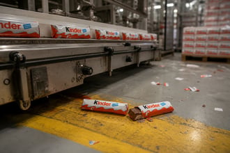 Prova le arti marziali nello stabilimento Ferrero durante la produzione dei Kinder: finisce malissimo