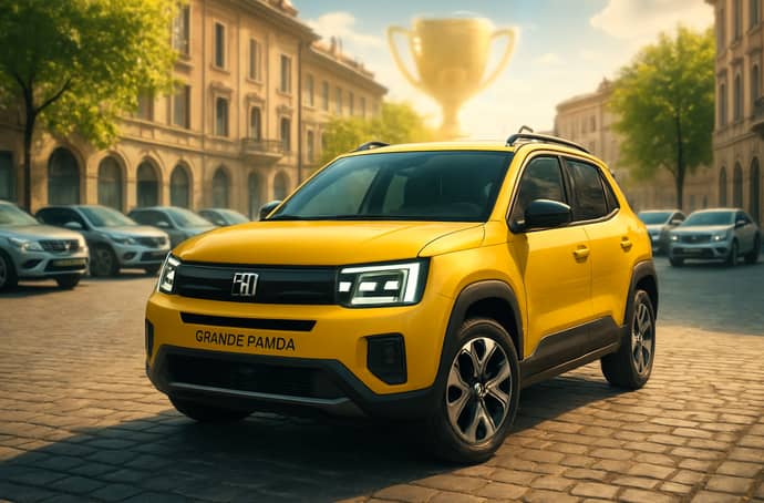 fiat grande panda migliore auto d'europa 2026