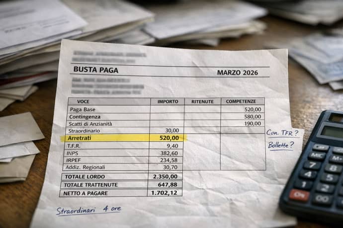 arretrati pagati stipendi Marzo