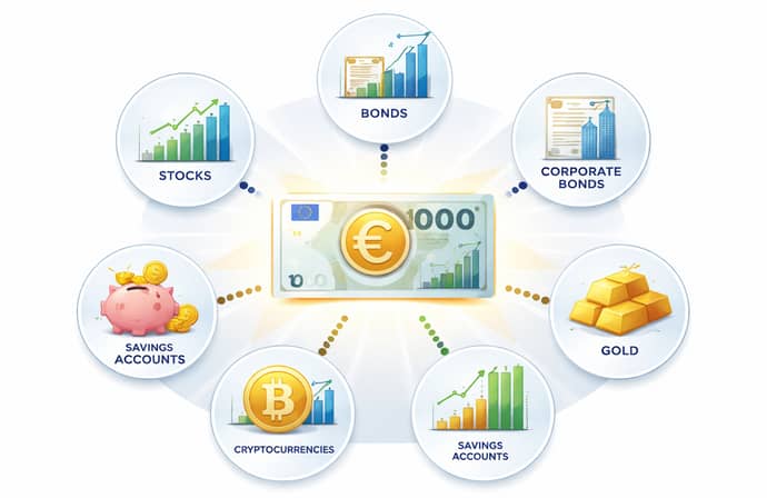 Btp, obbligazioni, oro o criptovalute