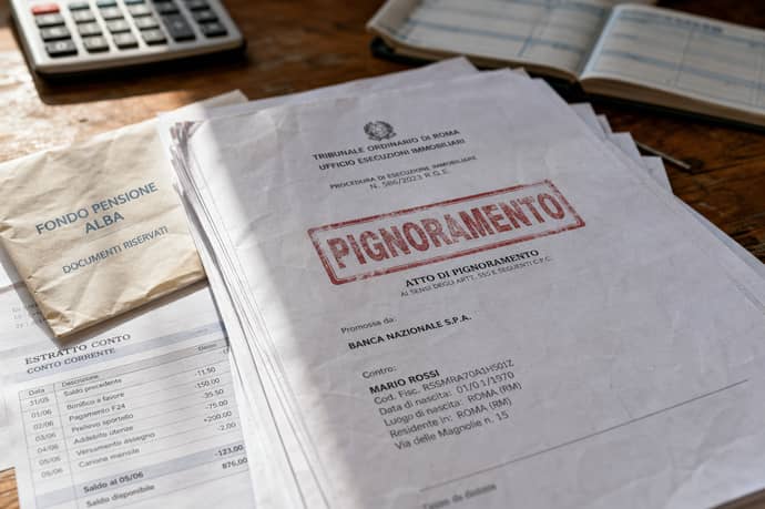 Tfr pignoramento quanto possono prendere creditori caso