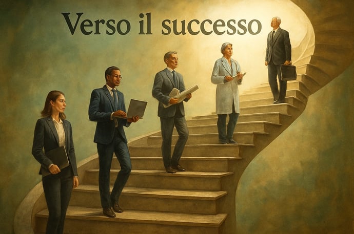 A che et� si riesce a raggiungere il successo sul lavoro in media in Italia