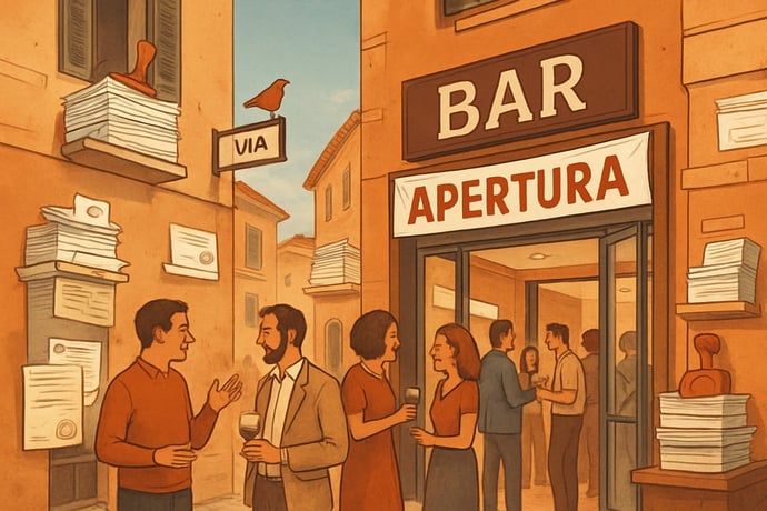 Aprire un bar, permessi e licenze 2025 necessarie