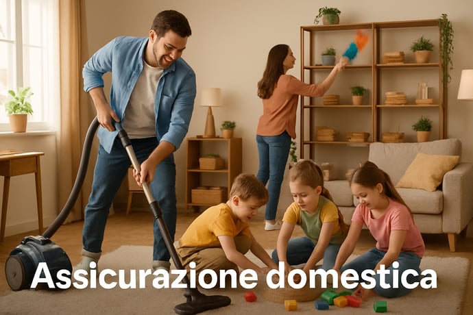 Se marito, moglie e figli fanno pulizie in casa � obbligatoria assicurazione cas