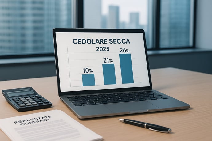 Calcolo ed esempi cedolare secca 2025 per affitto casa