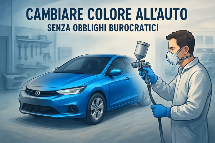 Cambio colore auto sul libretto: tutte le procedure burocratiche 2025
