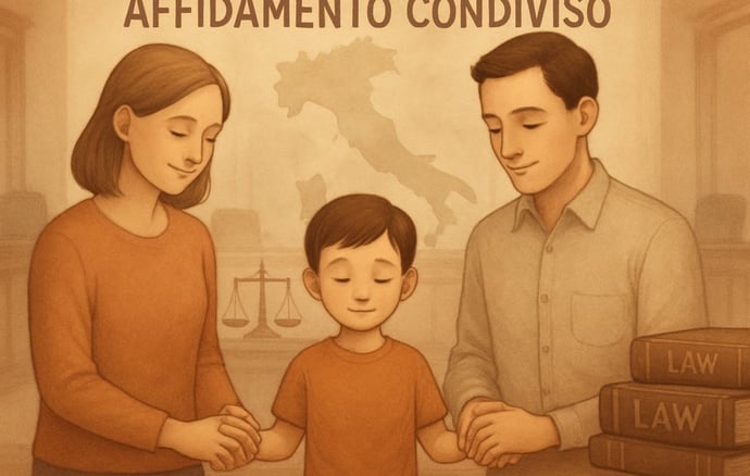 Che cos'� l'affidamento condiviso, per quali beni si applica e come funziona in 