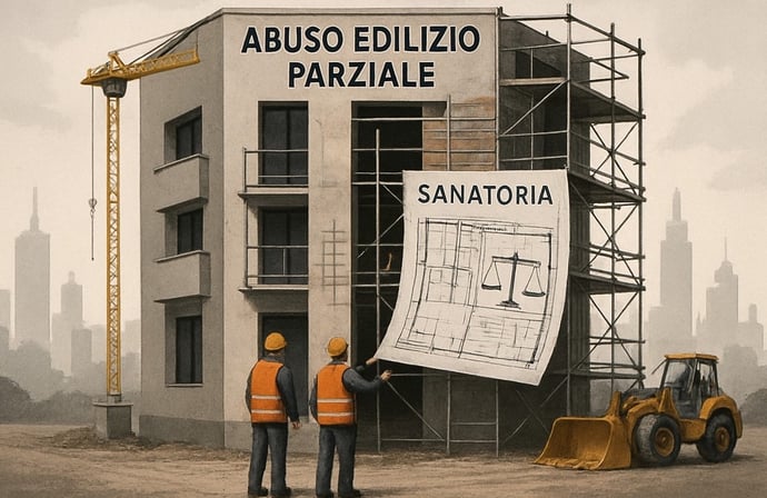 Che cos'� un abuso edilizio parziale, quando si configura e se pu� e come essere
