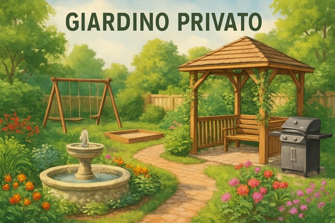 Che cosa si pu� costruire in un giardino di una casa privata con o senza permess