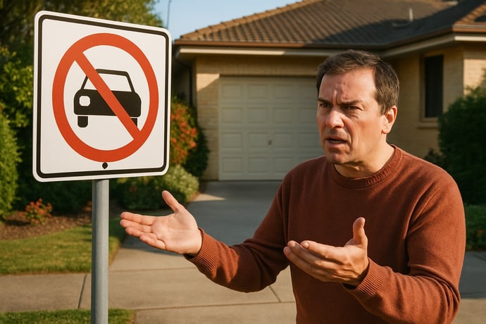 Che cosa si pu� fare per non far parcheggiare auto davanti a casa secondo normat