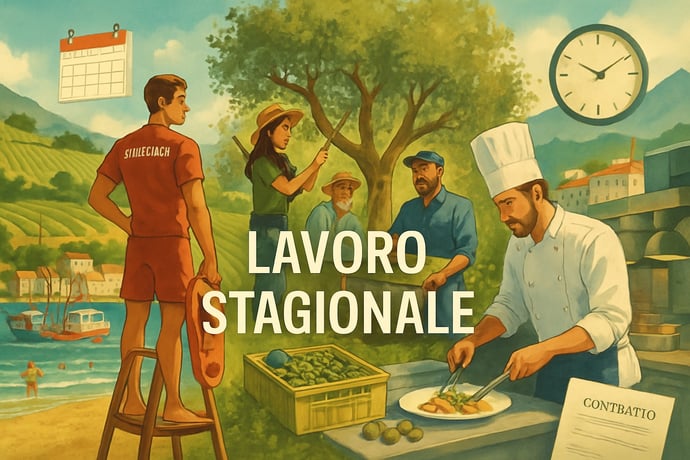 Che cos'� il lavoro stagionale e come funziona in base contratti CCNL, giuri