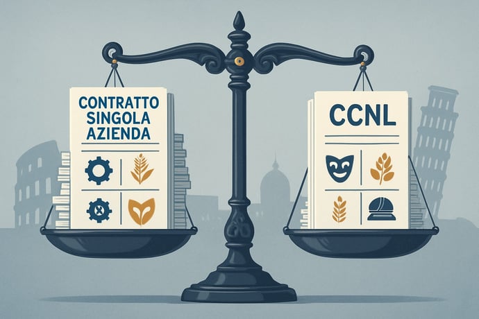 Chi prevale tra regole presenti in contratto singola azienda e contratto naziona