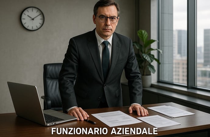 Chi � un funzionario in azienda e quali sono i suoi compiti, ruoli, mansioni e r