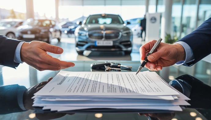 Le clausole e voci di un contratto di acquisto di auto nuova su cui bisogna pres