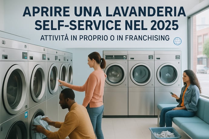 Come aprire una lavanderia automatica self service in proprio o in franchising n