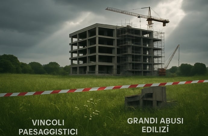 Come fare sanatorie di grandi e sostanziali abusi edilizi se ci vincoli paesaggi