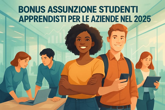 Come funziona bonus assunzione studenti apprendisti per le aziende secondo CCNL 