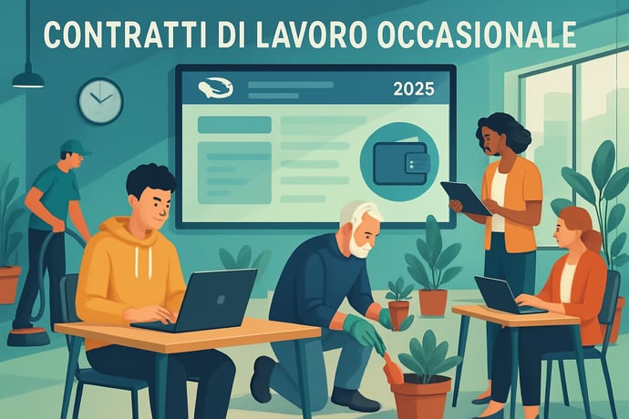 Come funziona contratto prestazione occasionale nel 2025