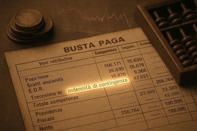 Come funziona l'indennit� di contingenza in busta paga nel 2025
