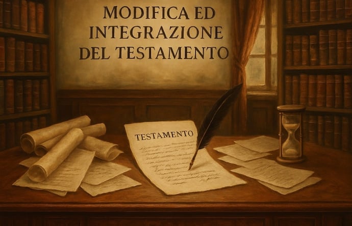 Come integrare un testamento esistente, procedure e suggerimenti
