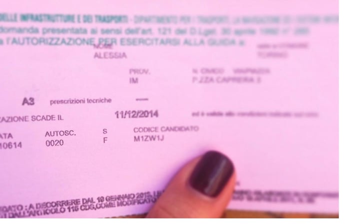 Con il foglio rosa posso portare passeggeri?