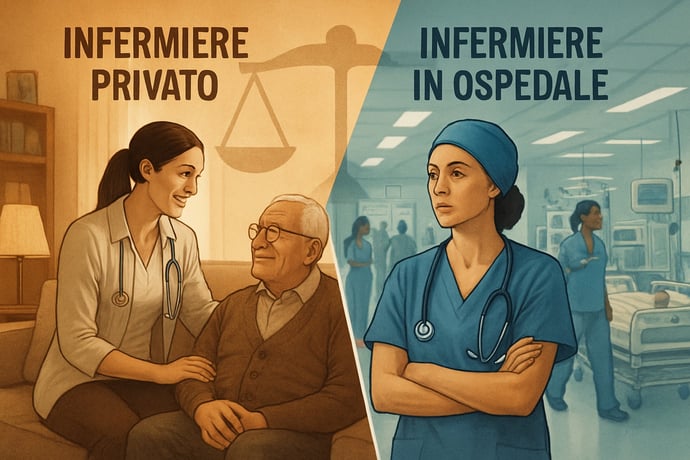 Conviene diventare infermiera privata da ospedaliera? I pro e contro e guadagni 