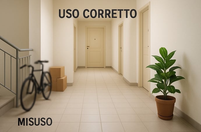 Cosa fare in caso di uso abusivo del pianerottolo in condominio. Regole e soluzi