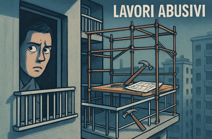 Cosa posso fare se sospetto di abusi edilizi all'interno dell'appartamento del m
