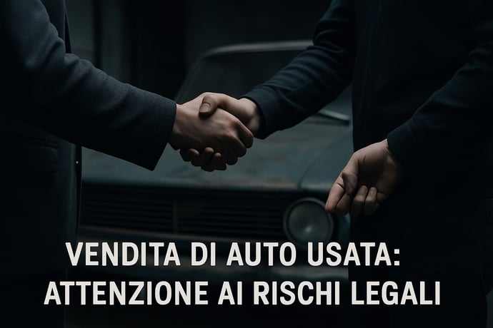 Cosa rischio se quando vendo auto usata non dico i problemi e difetti al comprat