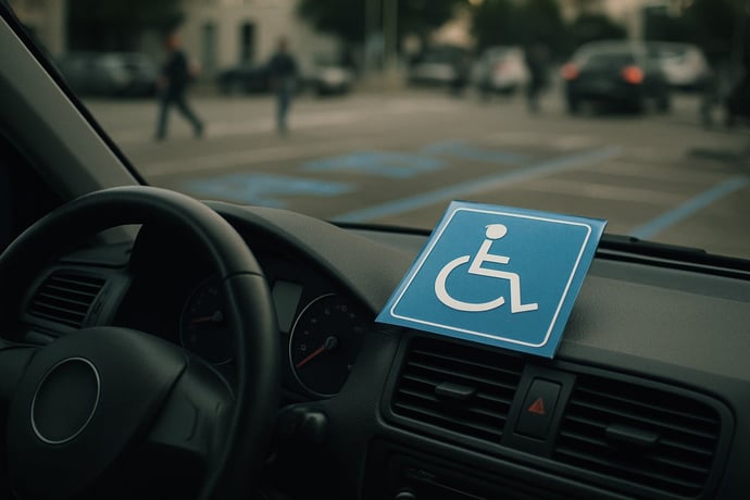Cosa si rischia se si fa un uso improprio del contrassegno disabili su auto? Mul