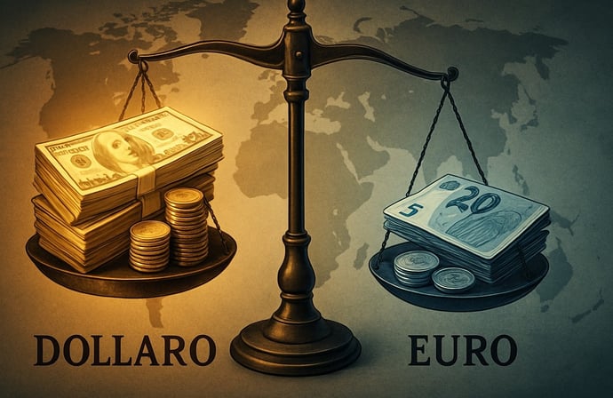 Cosa significa se il dollaro � troppo forte rispetto all'euro? Spiegazioni, esem