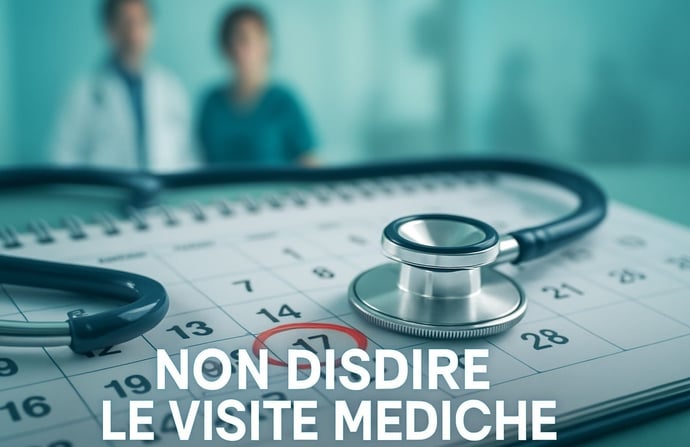 Cosa succede se non mi presento ad una visita medica o ad esame senza disdirlo. 