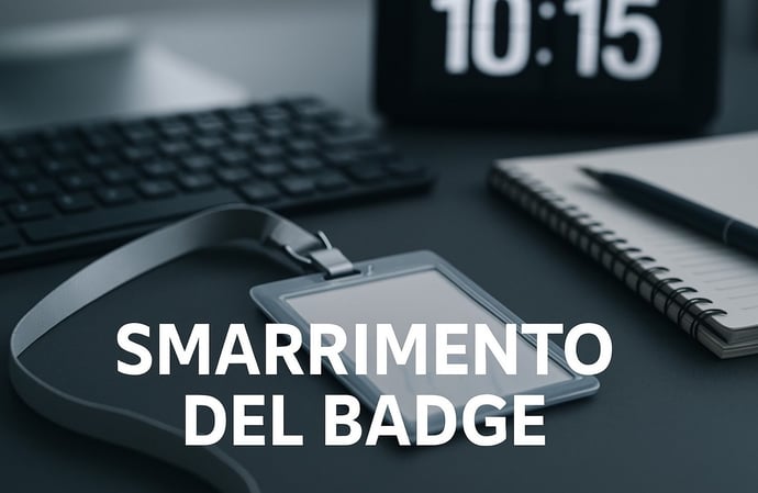 Cosa succede se perdo il badge di lavoro? Le possibili conseguenze