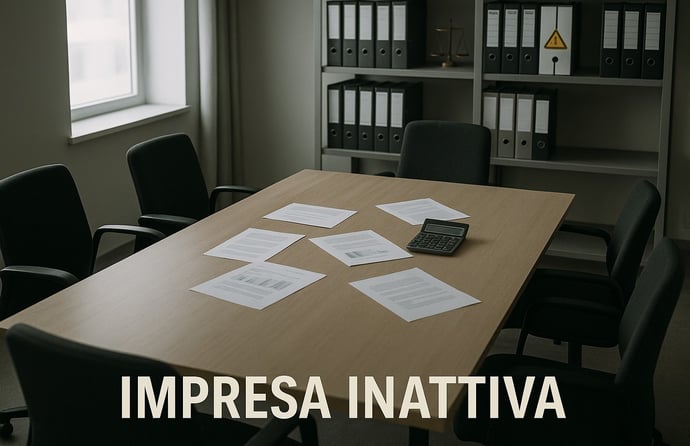 Cosa succede se una azienda non � operativa per diverso tempo, non fa nessun lav