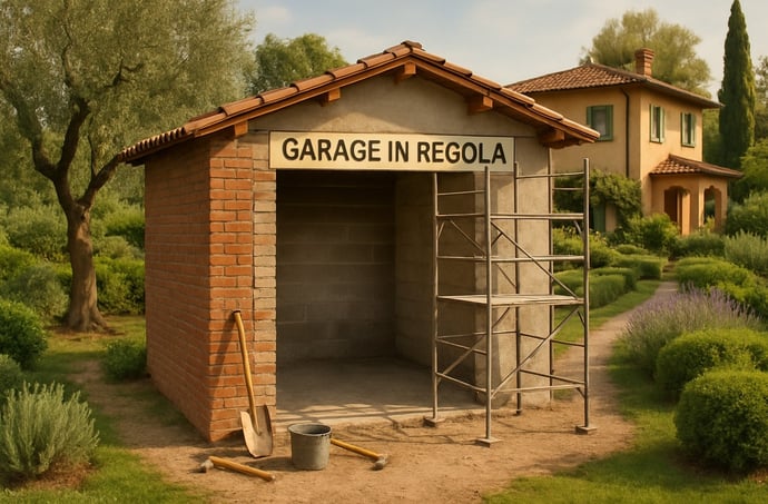 Costruire un garage in giardino privato, quando si pu� fare e permessi 2025 nece