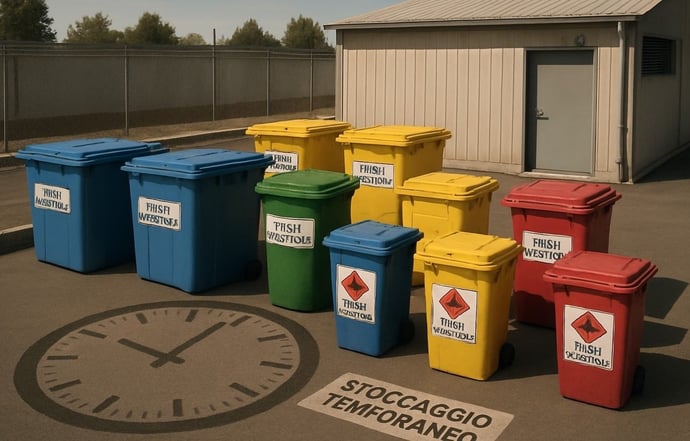 Deposito temporaneo rifiuti, quando si configura ed � legale. Condizioni e durat