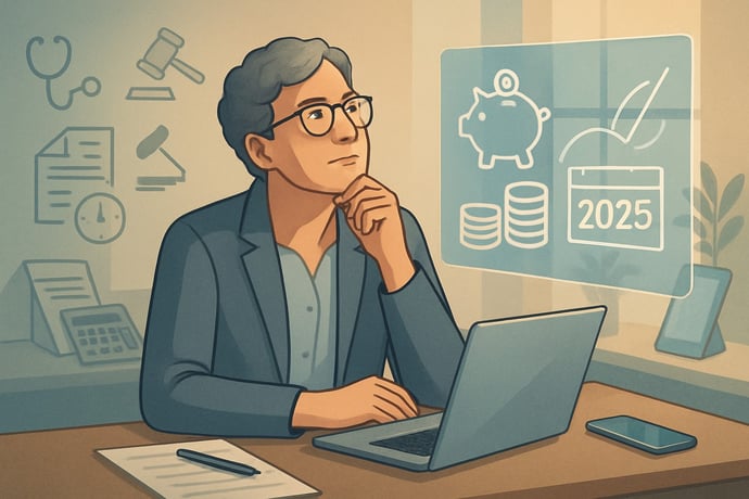 Di quanto � la pensione di un professionista (partita iva) nel 2025 rispetto ai 